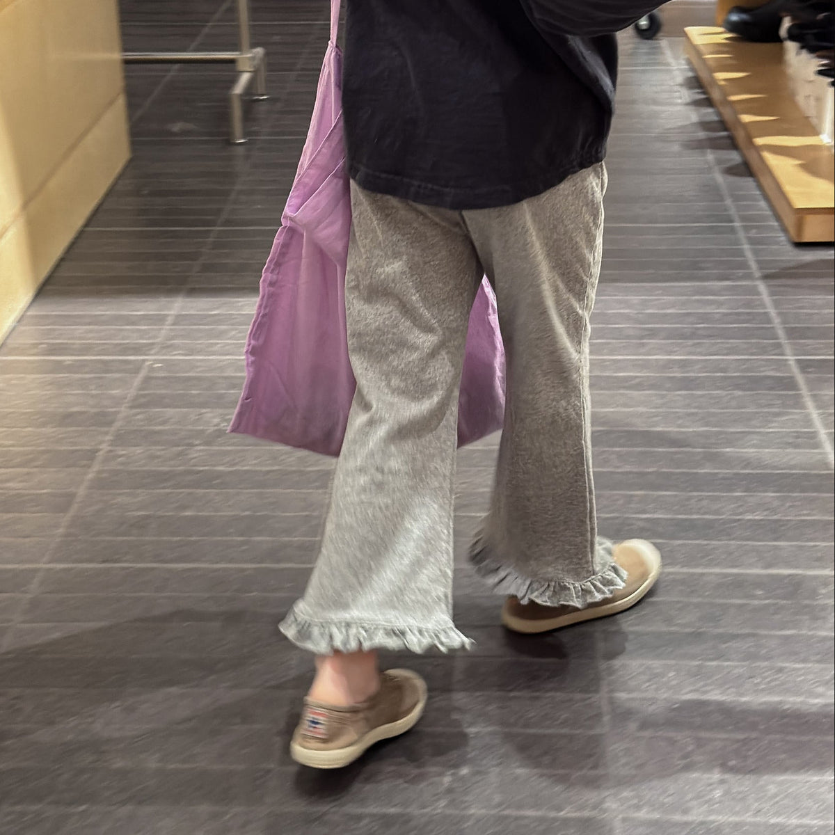 🅽🅴🆆 [3color / 80-130] クロップドフレアパンツ