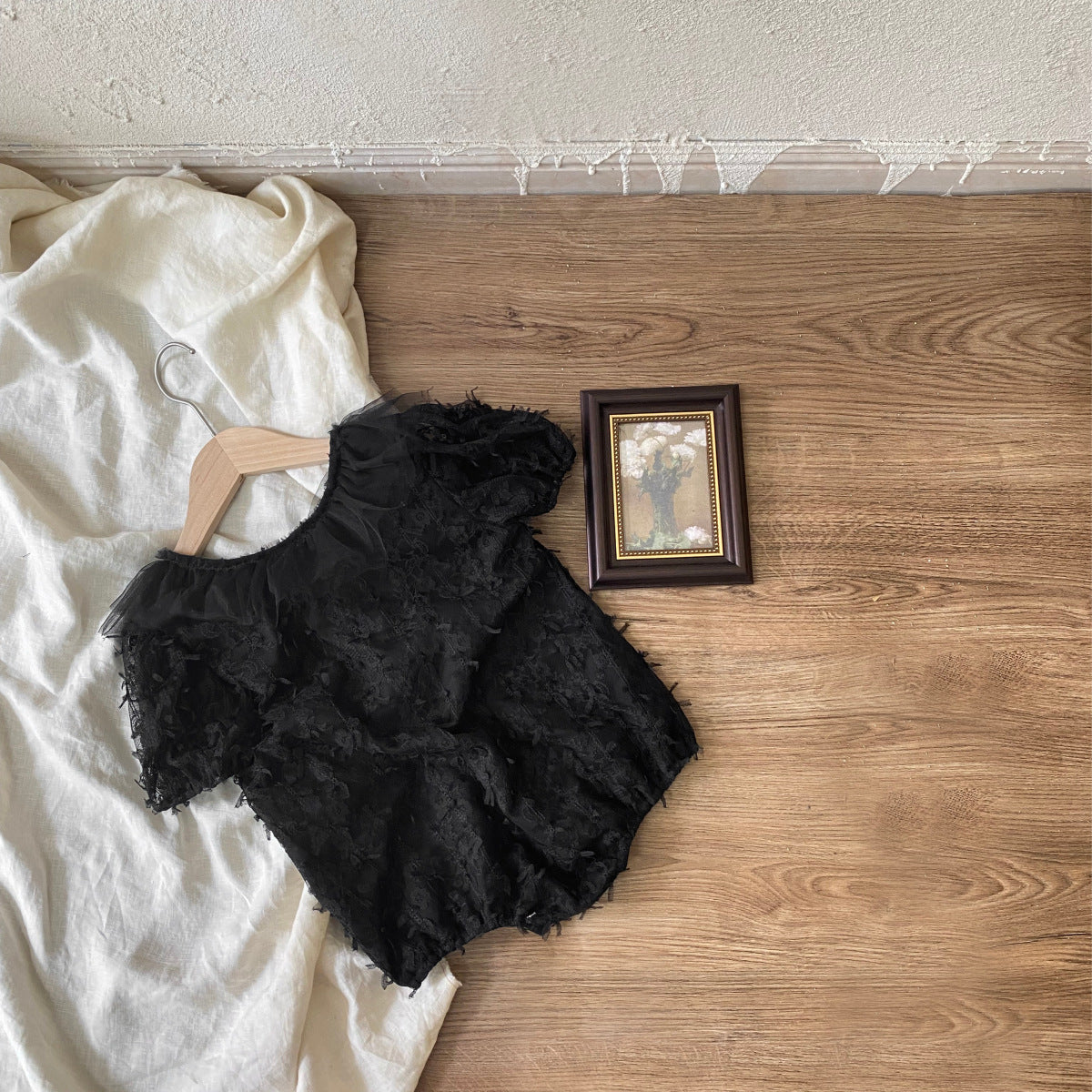 シャワーレースセレモニーロンパース(2color)