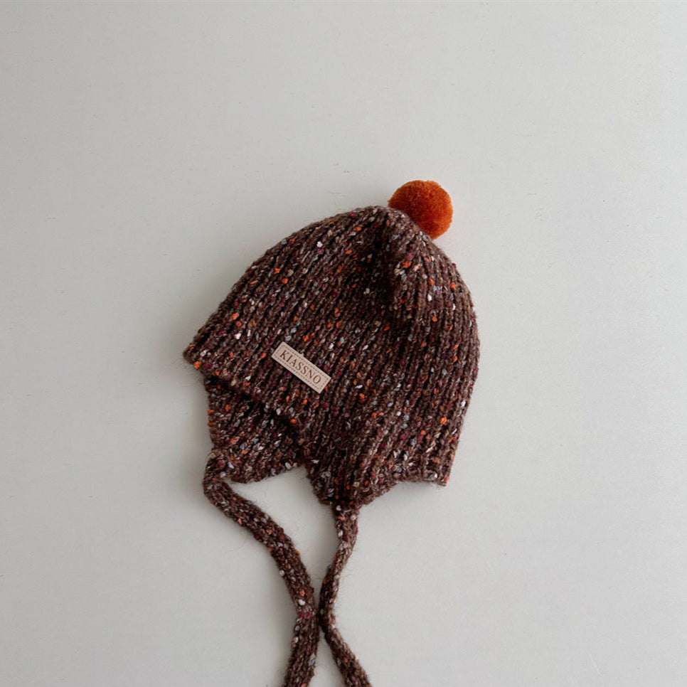 ウールボールニット帽(5color)