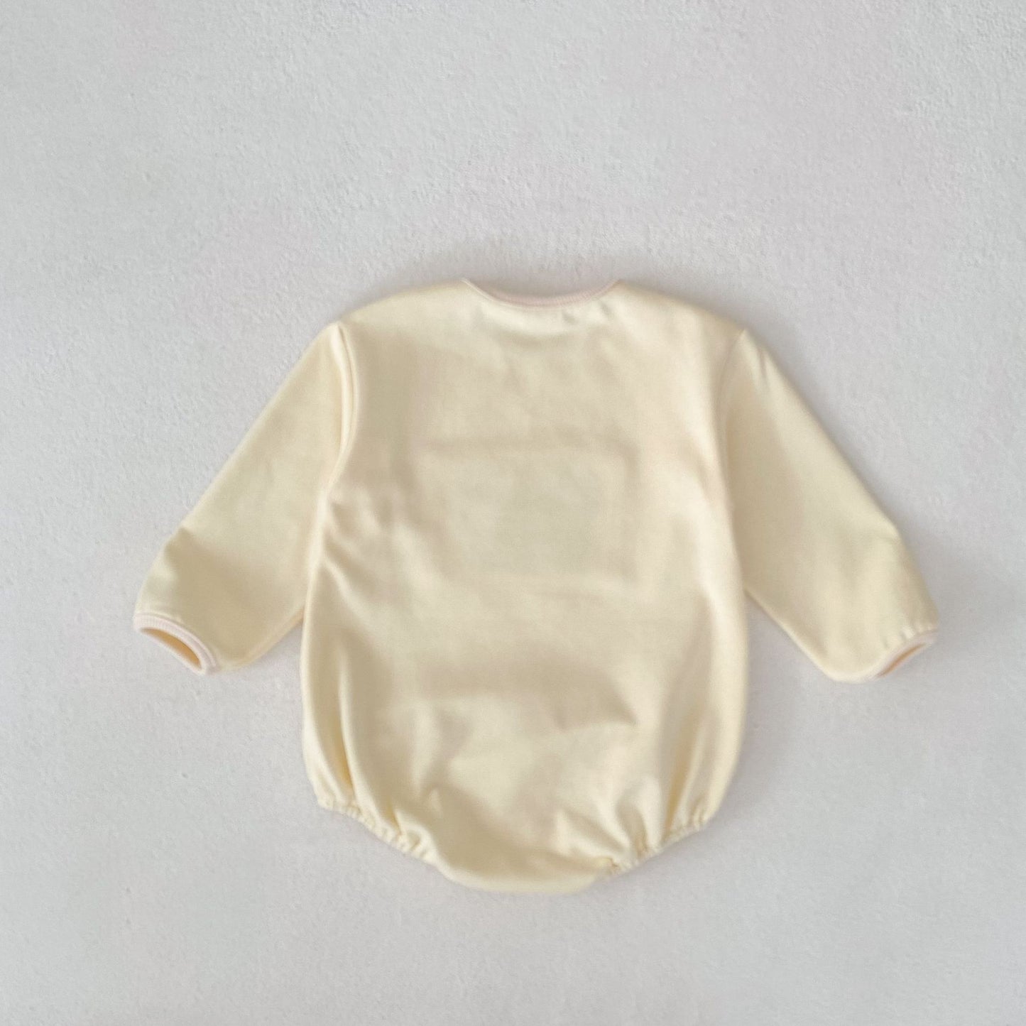 イラストべあ長袖ロンパース