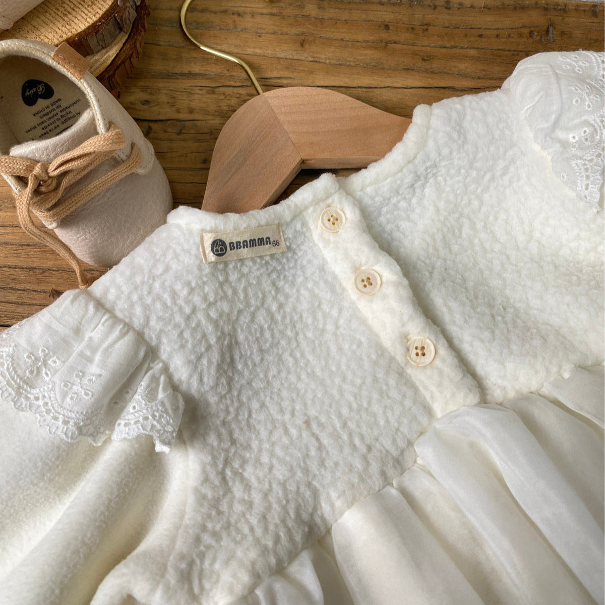 🅽🅴🆆 もこもこホワイトセレモニーベビーセット