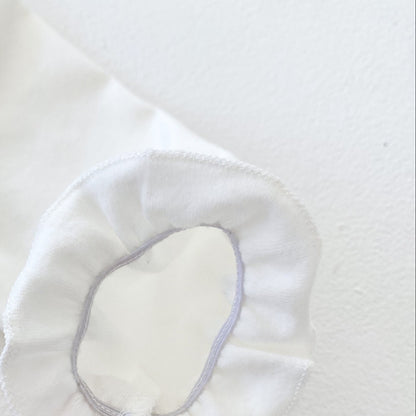 フロントレースホワイトロンパースセット