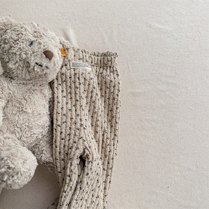 花柄ふんわりリブボトム(2color)