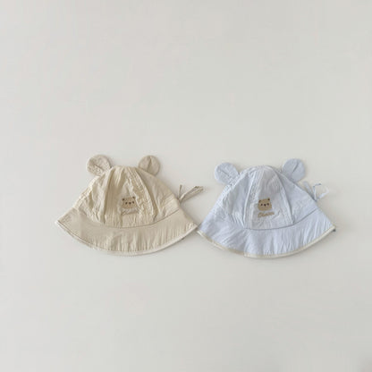 ベビークマ耳チューリップハット(3color)