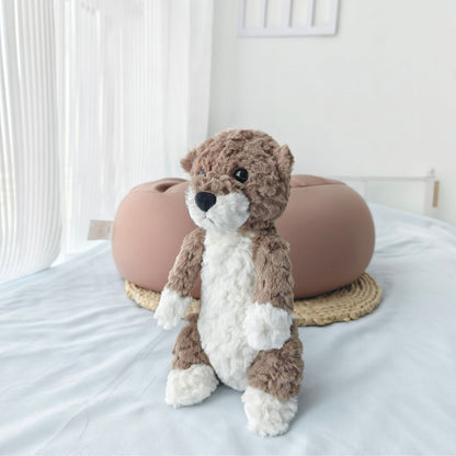 🅽🅴🆆 embossed otter stuffed toy