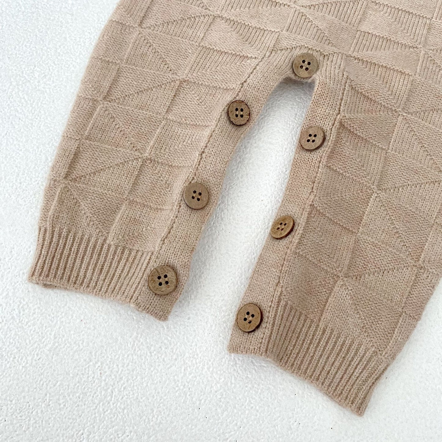 ベビーサロペットロングニット(3color)