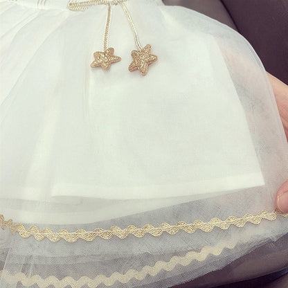 ［再販売］ノースリーブフリルレースドレス