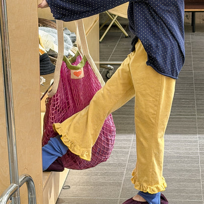 🅽🅴🆆 [3color / 80-130] クロップドフレアパンツ