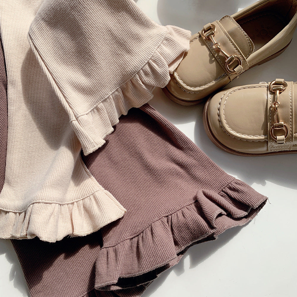 🅽🅴🆆 [7color / 90-140] フレアレギンスパンツ