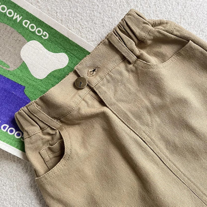 ミディアムデニムスカート(2color)