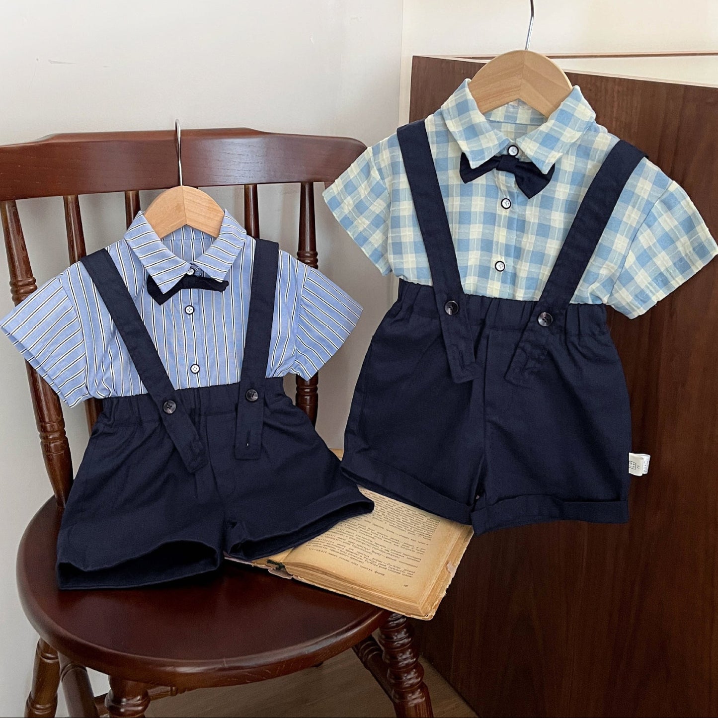 ネイビーフォーマルサマーセットアップ(2color)
