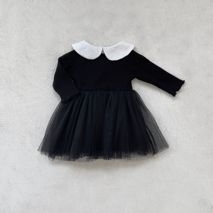 [2color / 66-90] シンプルラブリーチュチュロンパース