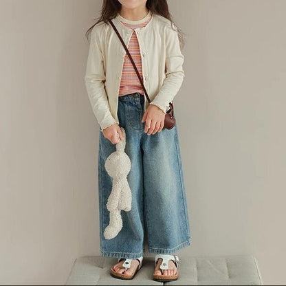 🅽🅴🆆 [90-140] ユニセックスワイドデニム