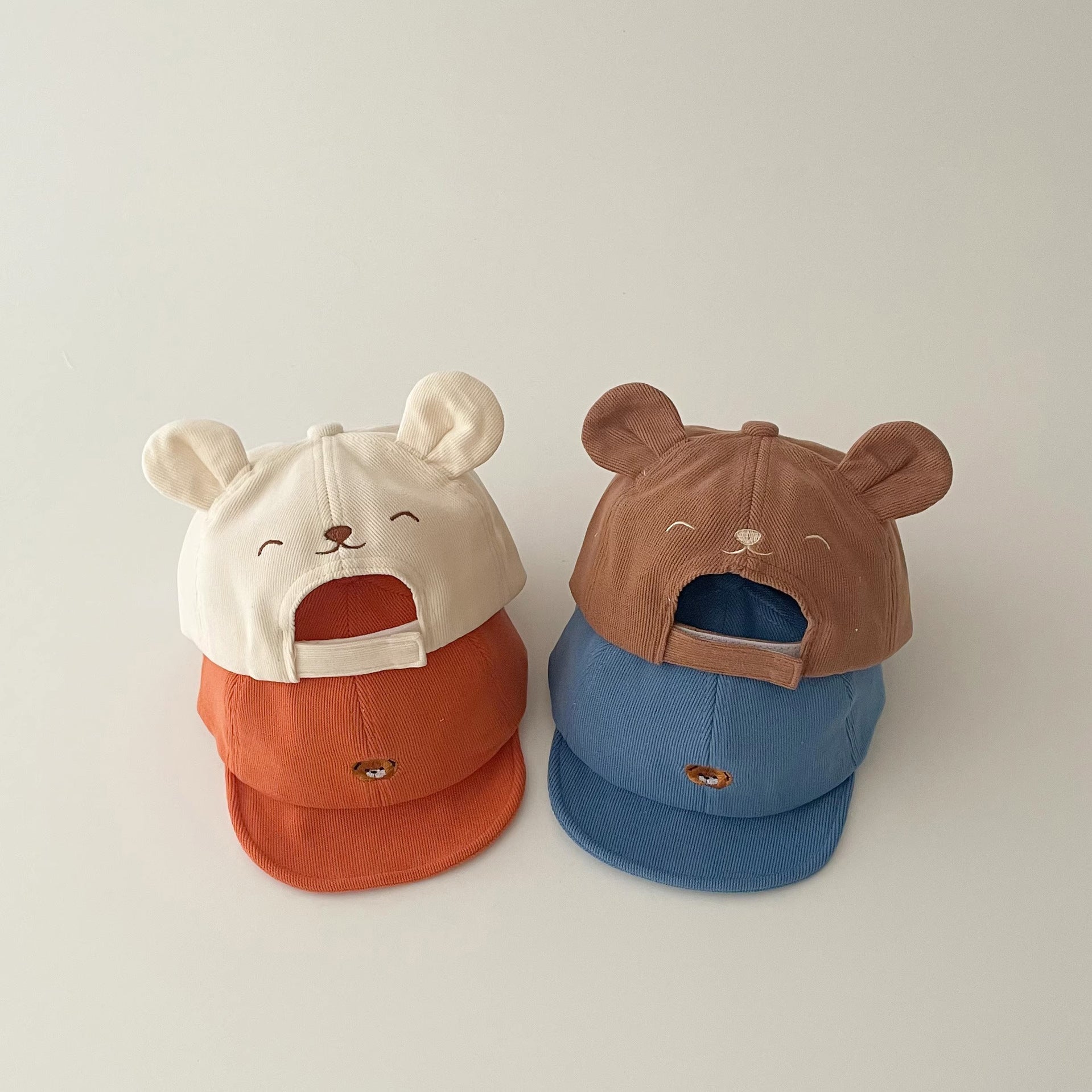 🅽🅴🆆 にっこりクマさんキャップ(5color)