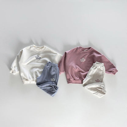 カジュアルバイカラーセットアップ(2color)