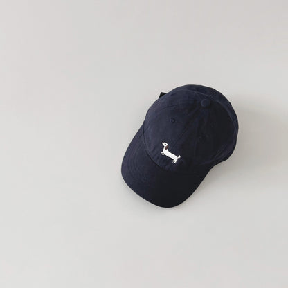 ダックス刺繍キッズキャップ(11color)