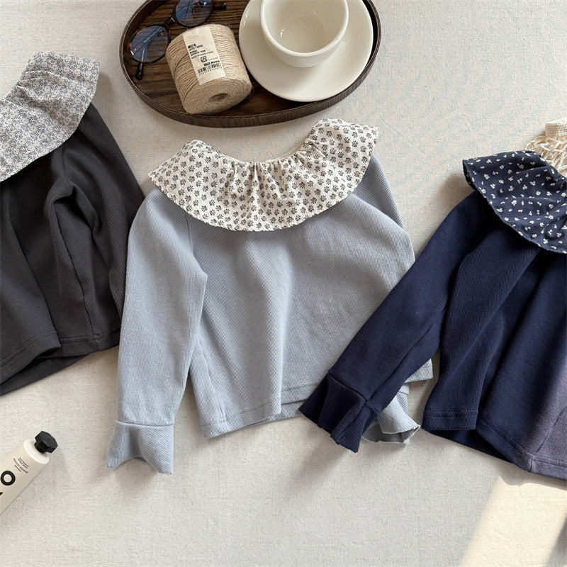 小花衿チューリップトップス(3color)