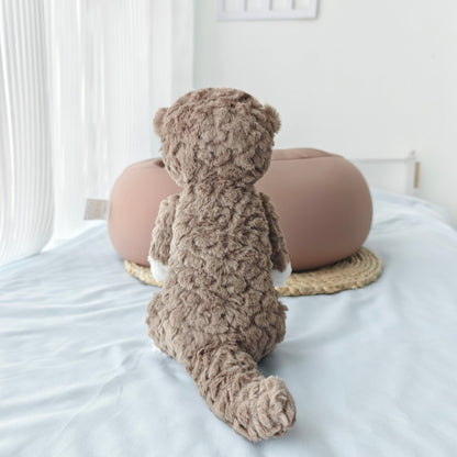 🅽🅴🆆 embossed otter stuffed toy