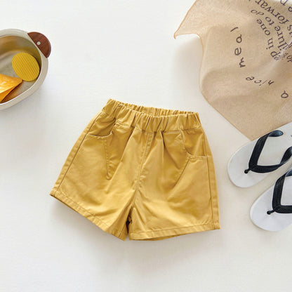🅽🅴🆆 [7color / 90-140] カーゴカラーショートパンツ