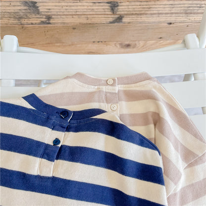 イニシャルボーダーロングスリーブ(2color)