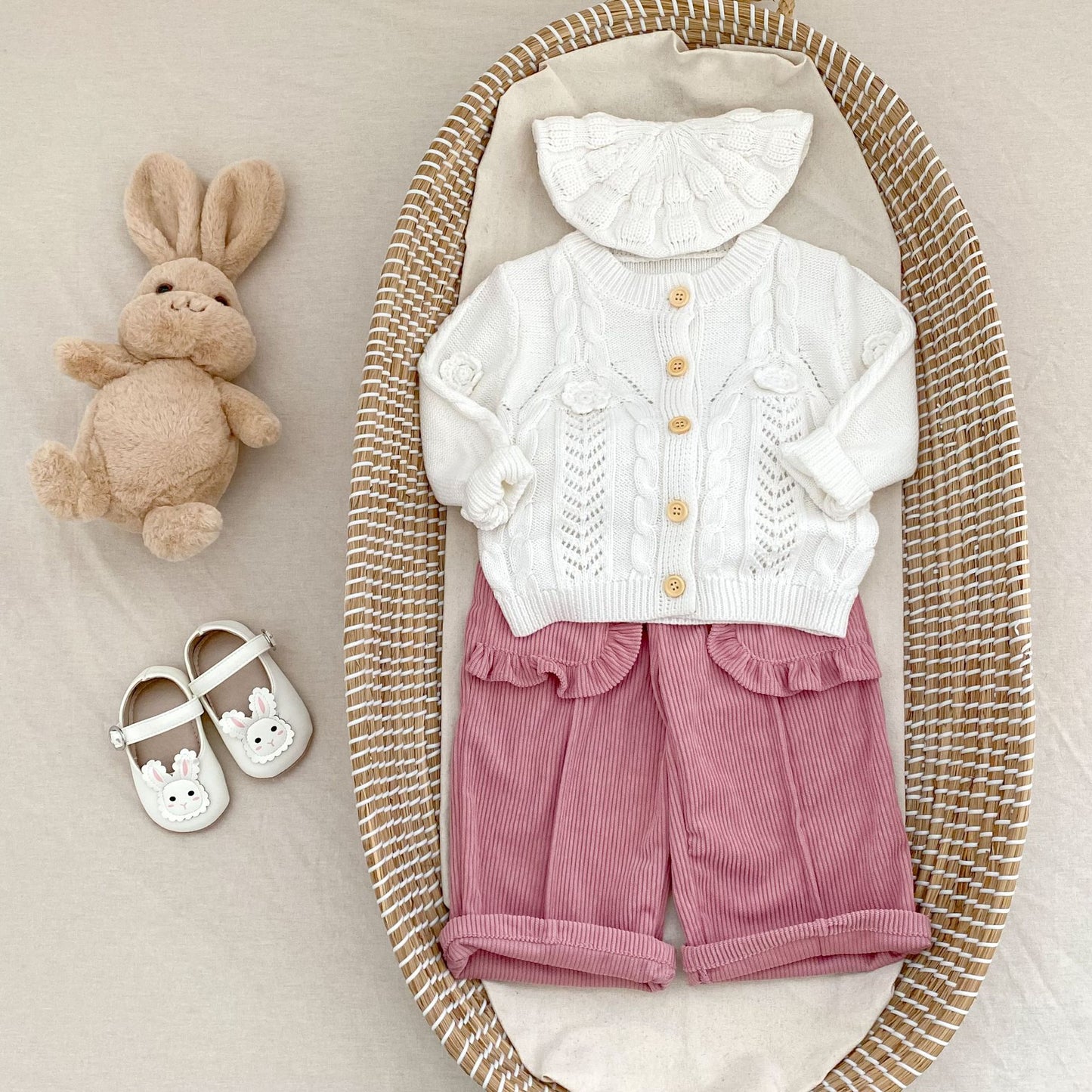 コーデュロイフリルポケットパンツ(2color)