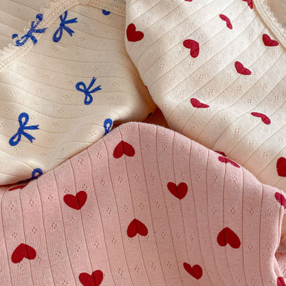 🅽🅴🆆 [3color / 66-90]ラブリーベビーサマーキャミロンパース