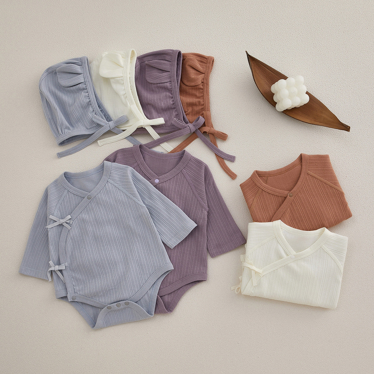 ベビーパジャマロンパース(4color)