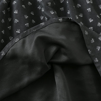 🅽🅴🆆 モノトーン小花柄ワンピース