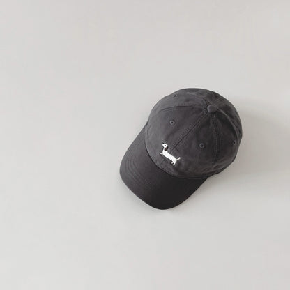 ダックス刺繍キッズキャップ(11color)