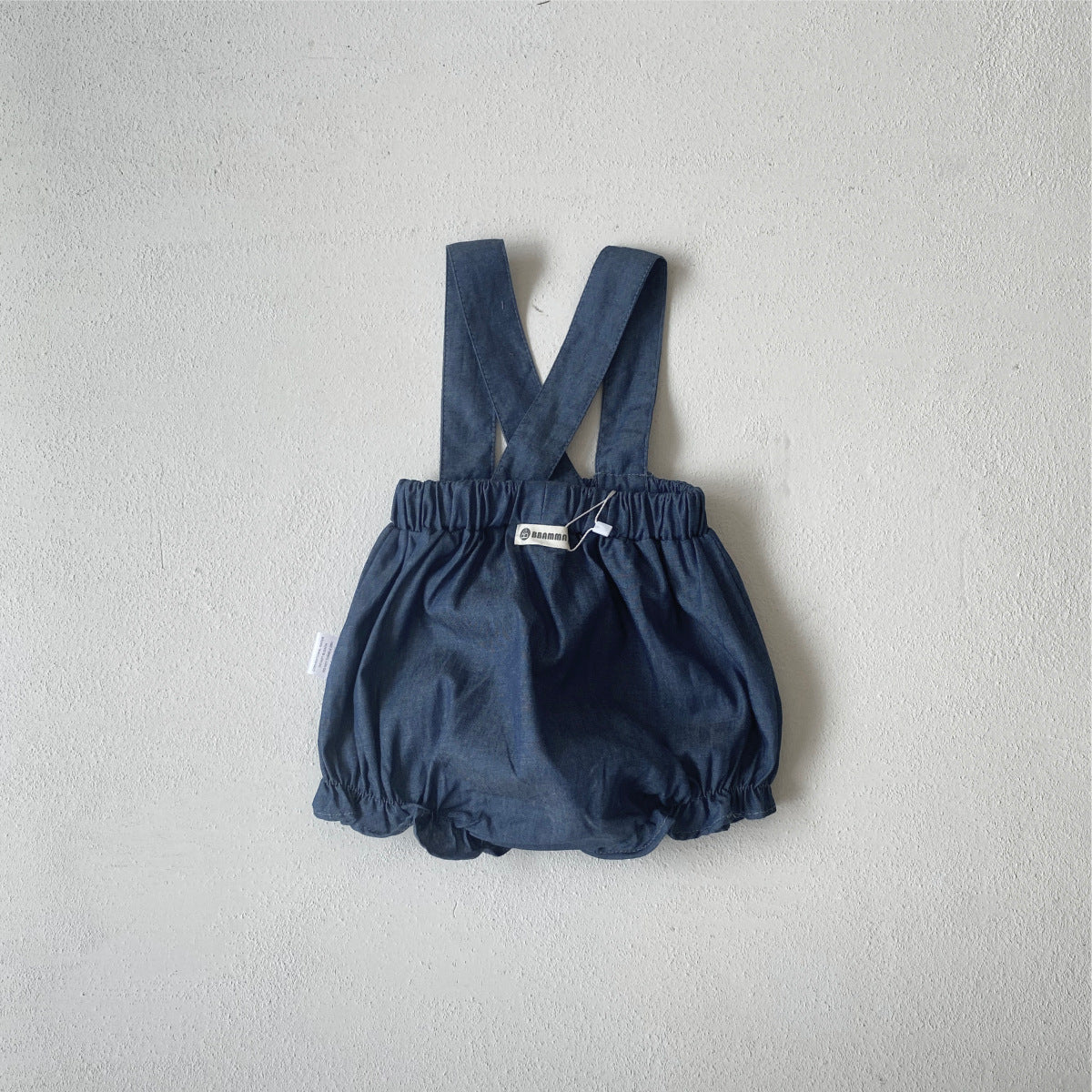 🅽🅴🆆 [2color / 66-90] ベビー裾フリルサスペンダーパンツ