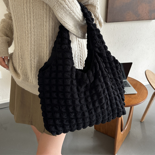 【即納】[4color] もふもふマザーズバッグ