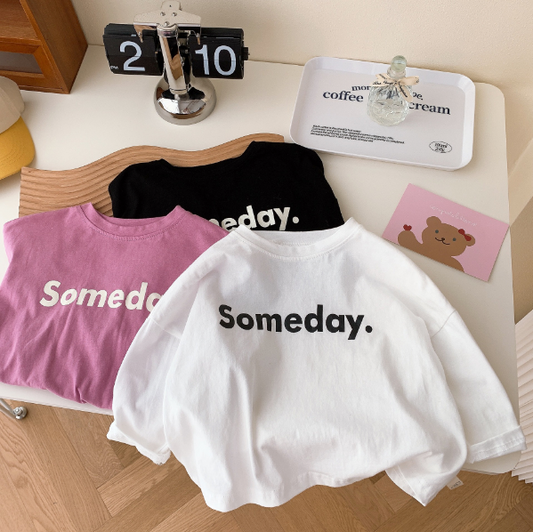 【即日発送】SomedayプリントTシャツ(3color)